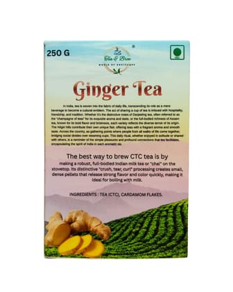 Tea & Brew | Ginger Tea | 250g Box | Pack of 1