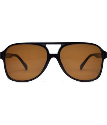 Peter Jones - Black Pilot Sunglasses ( Pack of 1 )