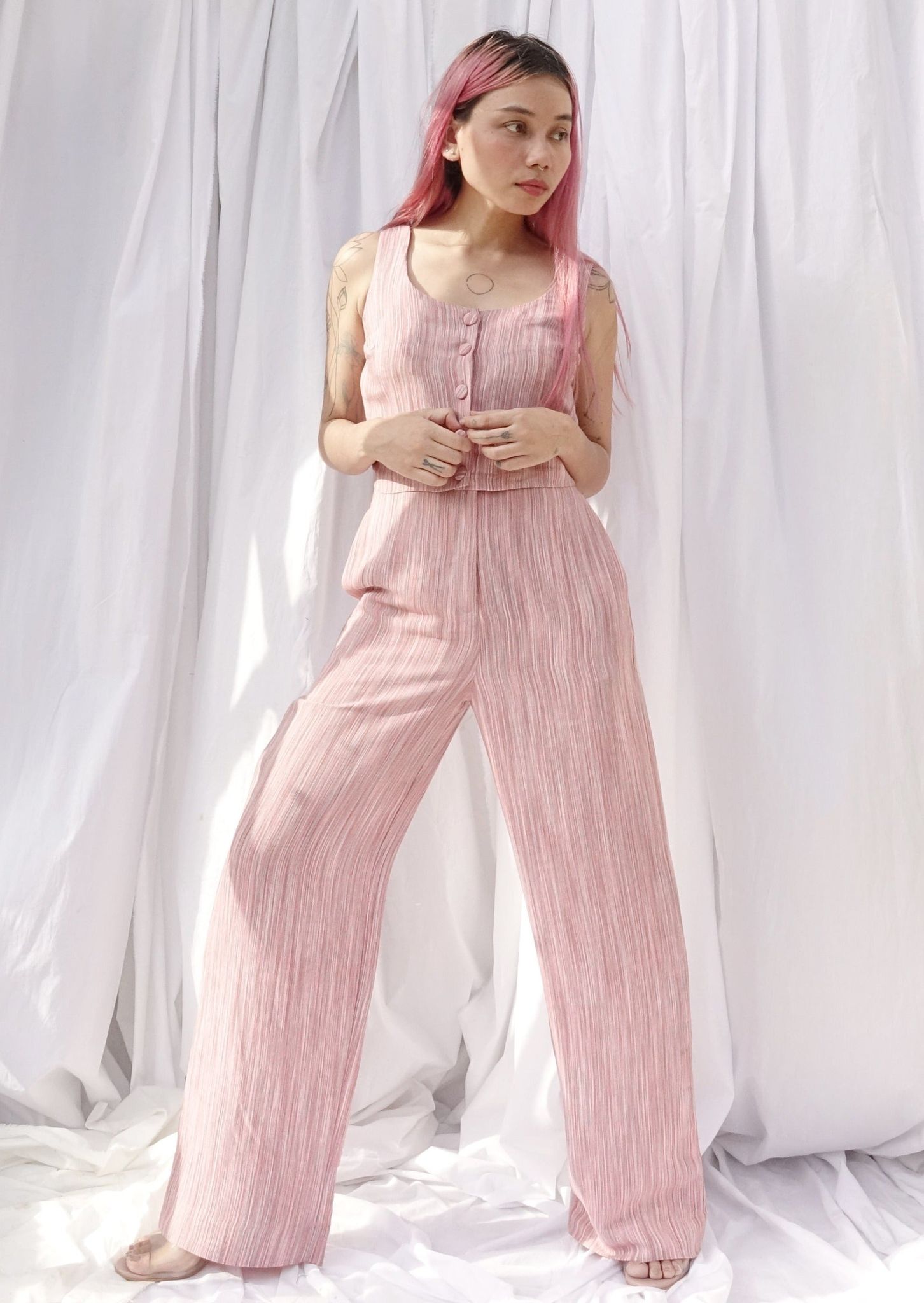 Sadie Co-ord set-L / Pink
