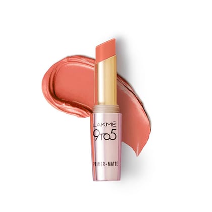 Lakme 9 To 5 Primer + Matte Lipstick- Apricot Rust 3.6g Lakme 9 To 5 Primer + Matte Lipstick- Apricot Rust 3.6g - Apricot Rust / 3.6 g (Pack of 1) Lakme 9 To 5 Primer + Matte Lipstick- Apricot Rust 3.6g Lakme 9 To 5 Primer + Matte Lipstick- Apricot Rust 3.6g - Apricot Rust / 3.6 g (Pack of 1)