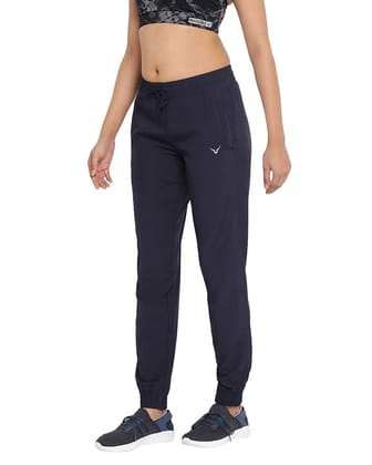 Invincible Women’s Feather Weight Stretch Jogger Pants-Navy / XS