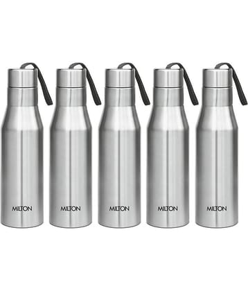 Milton Super 1000 5 Pcs Set Silver 1000 mL Stainless Steel Water Bottle set of 5