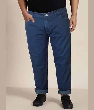 JB JUST BLACK Regular Fit Cuffed Hem Men's Jeans - Blue ( Pack of 1 )