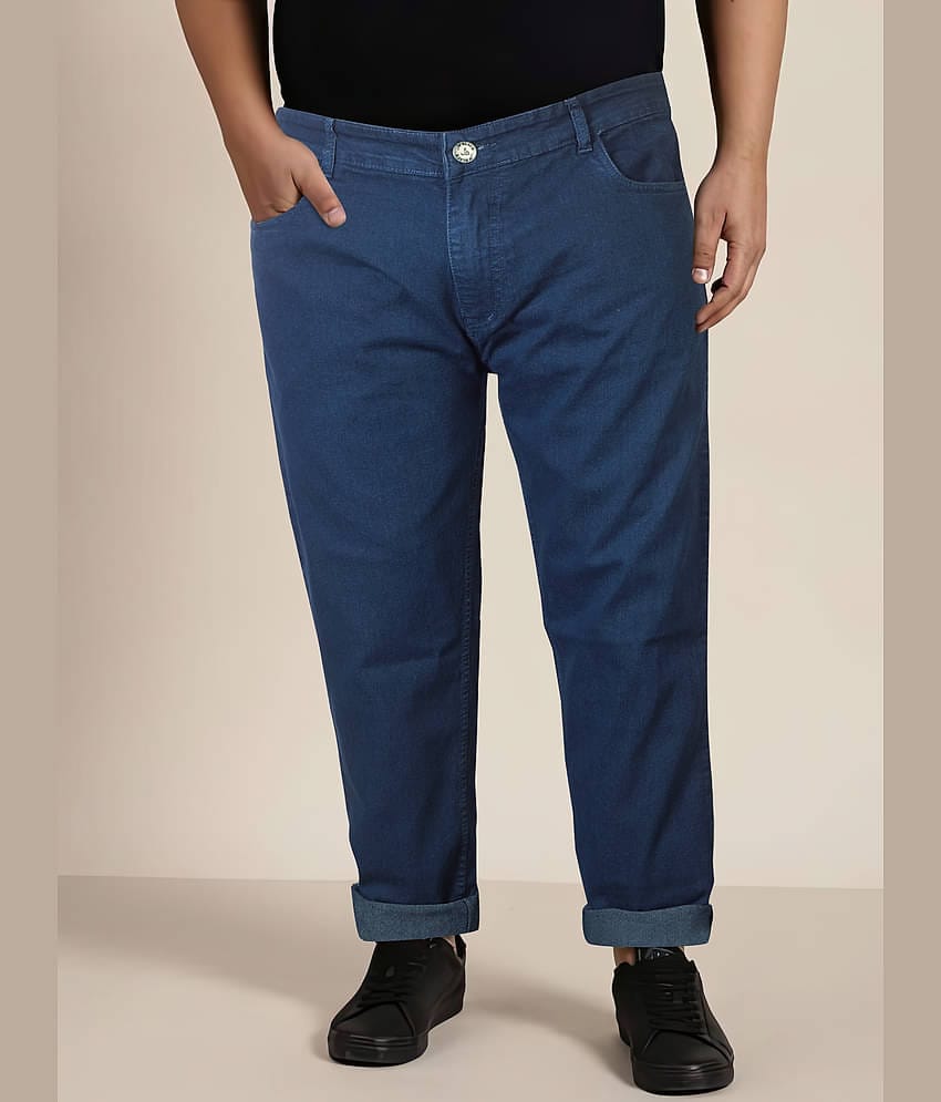 JB JUST BLACK Regular Fit Cuffed Hem Men's Jeans - Blue ( Pack of 1 )