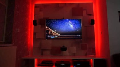 SPARKWORLD Red LED Strip Light 5M Pack of 3 | Flexible Decorative Strip for Home, Diwali & Festival Lighting