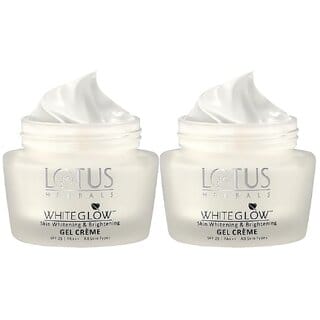 Lotus Herbals Whiteglow Skin Whitening Brightening Gel Creme Spf-2575G ( Pack Of 2 )