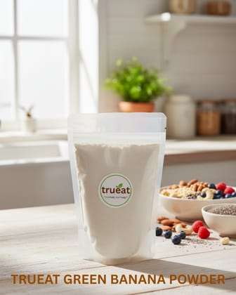 TRUEAT GREEN BANANA POWDER 1000 G