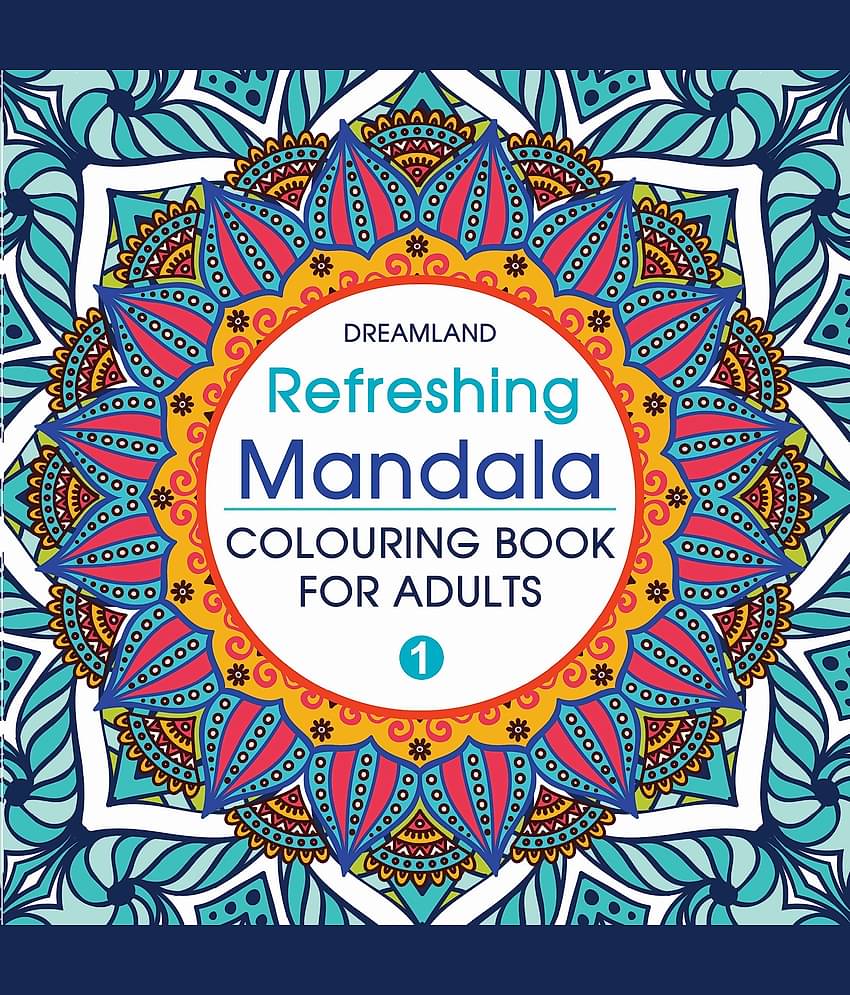 Refreshing Mandala- Colouring Book for Adults Book 1 - Colouring Books for Peace and Relaxation