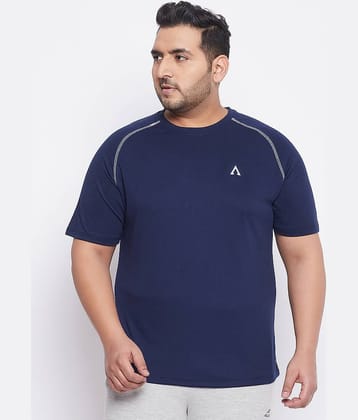 AUSTIVO - Navy Polyester Regular Fit Men's Sports T-Shirt ( Pack of 1 )