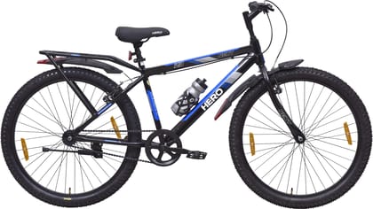 HERO Next 24 T (inch) Mountain Cycle (Single Speed, Black, Blue, Rigid)