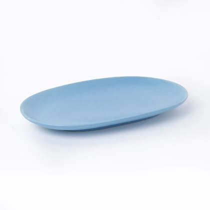 Oval Ceramic Platter Peach