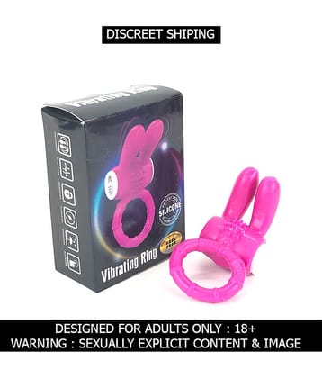 Vibrating  Rabbit Cock Ring For Bigger, Harder & Longer