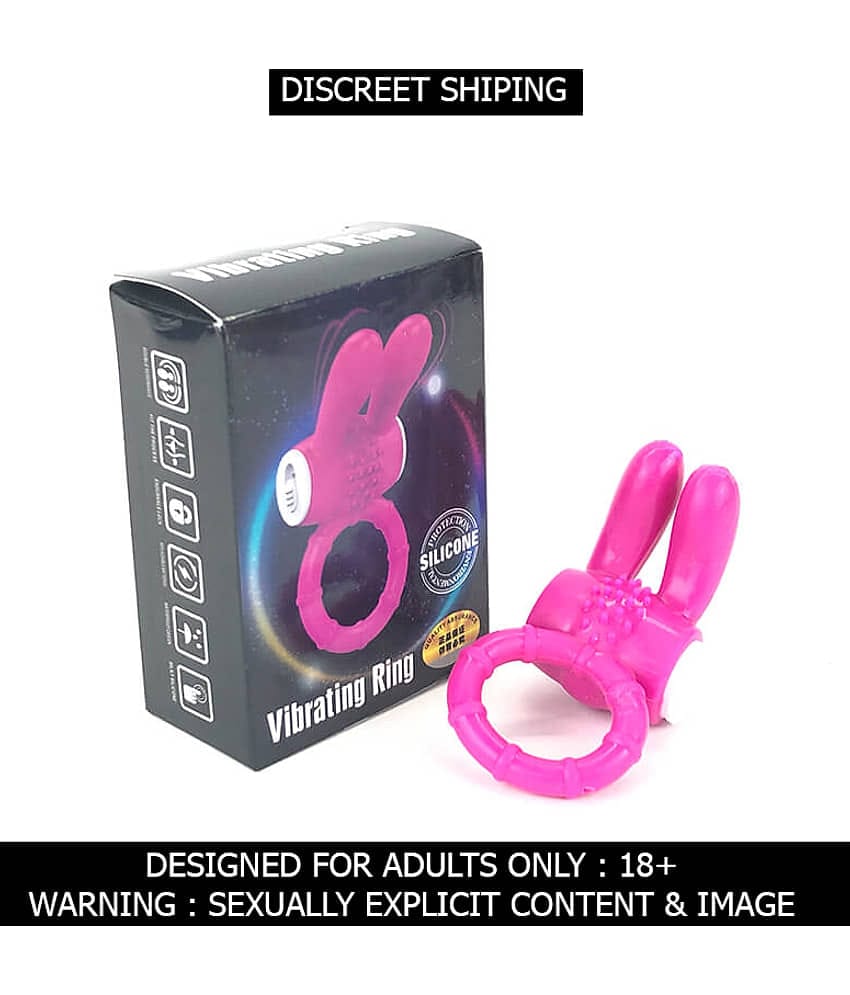 Vibrating  Rabbit Cock Ring For Bigger, Harder & Longer