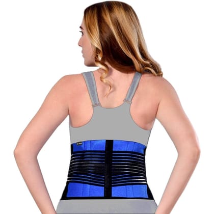 Dr Trust USA Lumbar Support Belt for Back Pain Relief, Orthopedic Adjustable Lumbo sacral Spine Strain Belt For Backache, Posture Corrector, Waist, Lower Back Support For Men/Women -329-S