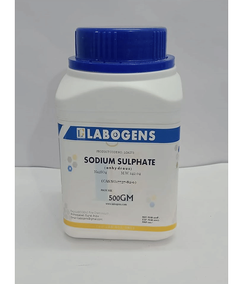 SODIUM SULPHATE (anhydrous) (CAS NO.7757-82-6) 500 GM