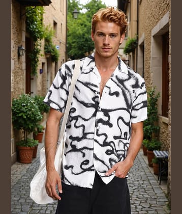 Bene Kleed Polyester Regular Fit Printed Half Sleeves Men's Casual Shirt - Multi ( Pack of 1 )