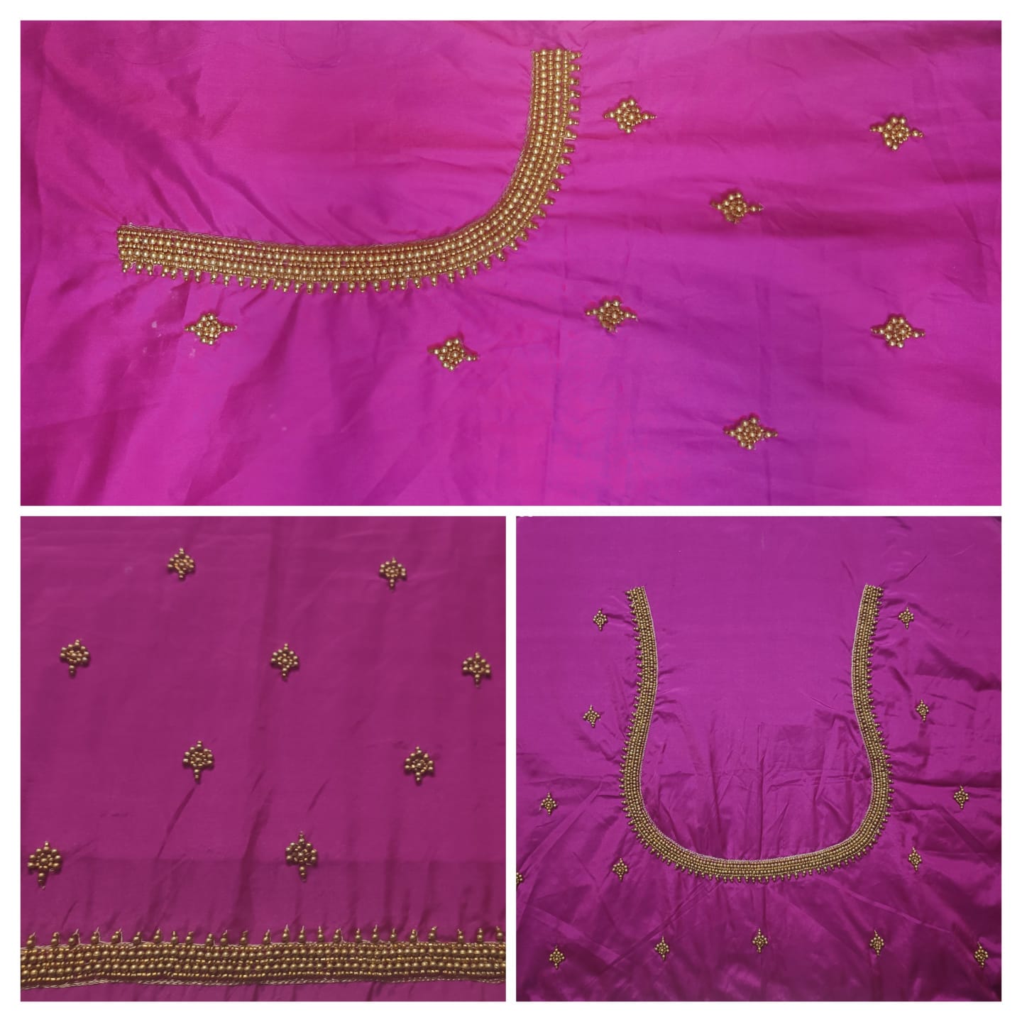 Hand Embroidery blouse piece 1 meter