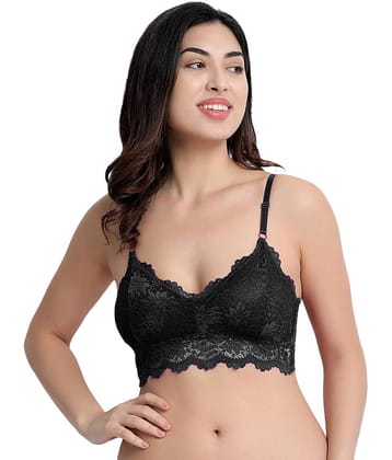 3Mads Lace Lightly Padded Women's Bralette Bra ( Blue ) GBra006_BL