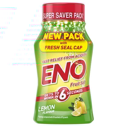 ENO Lemon Digestive Fruit Salt 100 gm Jar Pack