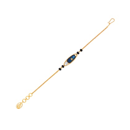 Senco Gold 18K Yellow Gold Kids Diamond Bracelet-DBR-D000790454 ( 1.76 gm/0.03 ct/HI-SI/18K Yellow Gold )