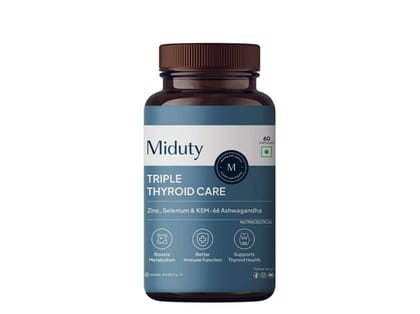 Miduty Triple Thyroid Care,  60 capsules
