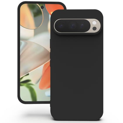 YATWIN Silicone Back Case for Google Pixel 9/9 Pro, Soft-Touch Phone Back Cover for Google Pixel 9/9 Pro - Black YATWIN Silicone Back Case for Google Pixel 9/9 Pro, Soft-Touch Phone Back Cover for Google Pixel 9/9 Pro - Black - Black / Google Pixel 9/9 P