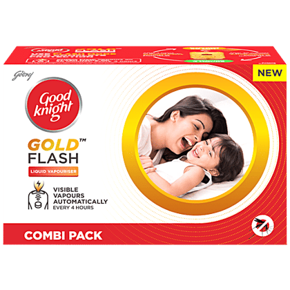 Good knight Gold Flash Combi Pack - Liquid Vapouriser, 45 ml
