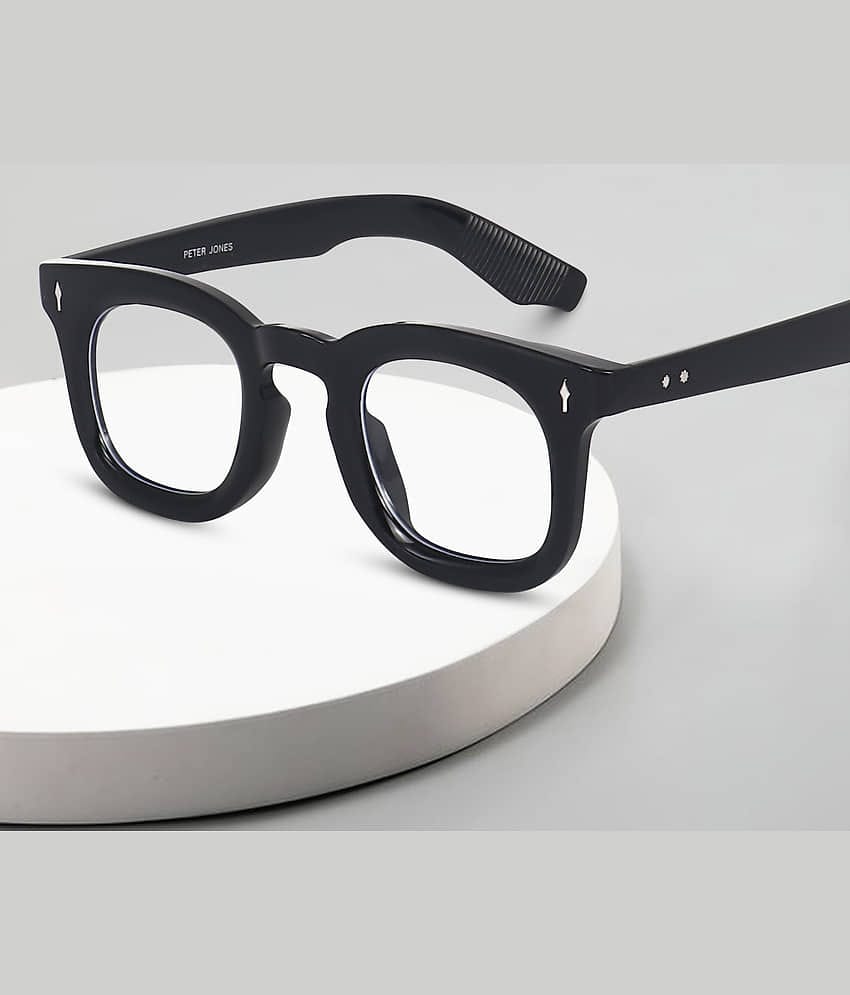 3819FB Black Full Rim Square Computer Glasses ( Pack of 1 )
