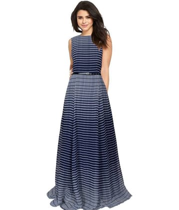 Dream Beauty Fashion Women Georgette ( Blue )