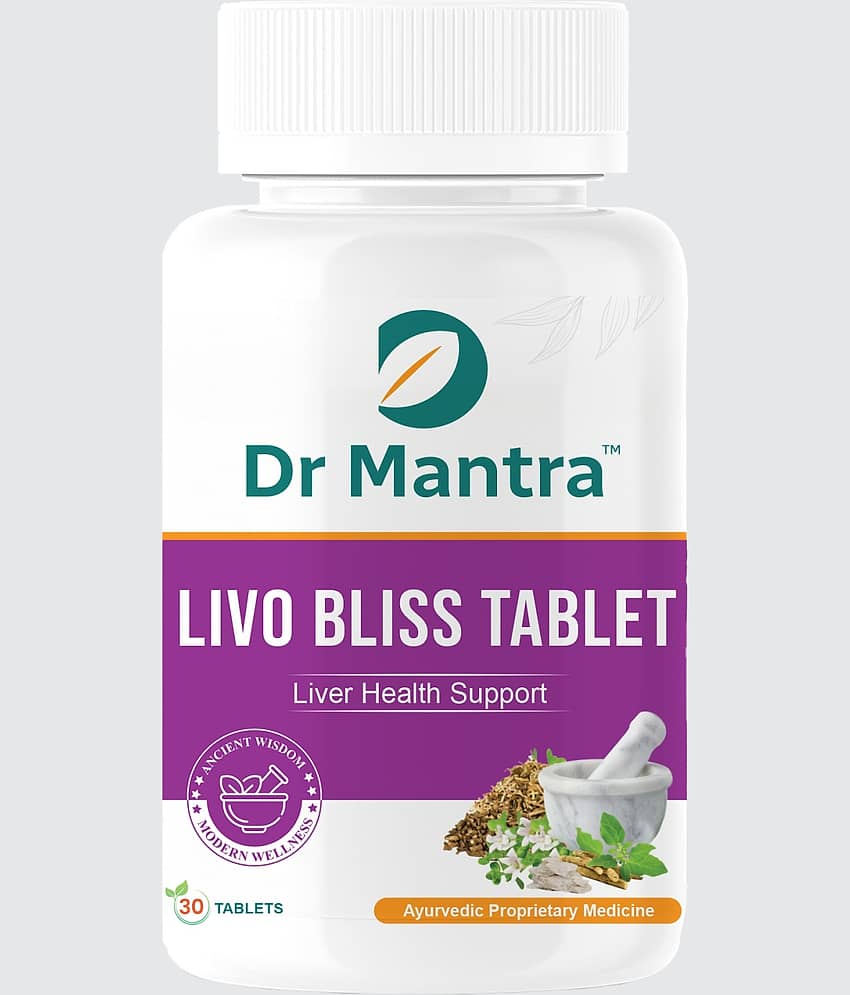 Dr Mantra Livo Bliss Liver Detox & Health Support Tablet 30 no.s Pack Of 1