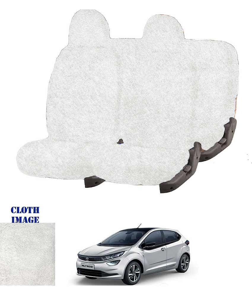 Tata Altroz White 5 Seater Car Seat Cover