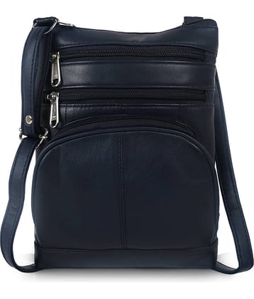 CIMONI Sling Bag Pure Leather Set of 1 ( Maroon )