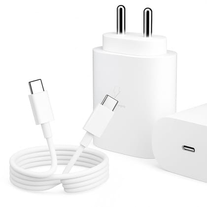 [Orginal] Samsung 25W Super Fast Charger with USB-C Cable | Type-C Adapter for Galaxy S24 Ultra/S24+/S24, S23/S22/S21, A55/A35, M15/M14, Z Fold5/Flip5 | Fast Charging Wall Charger 1 Year Warranty