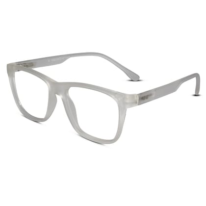 Urban Matte-Icy White Transparent Eyeglasses & Computer Glasses For Men & Women LKE1G1001-WHT