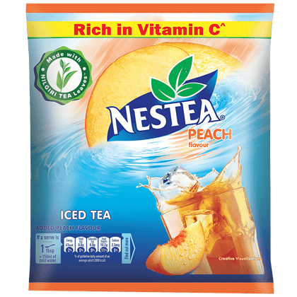 Nestea Instant Iced Tea - Peach Flavour, 400 G Pouch