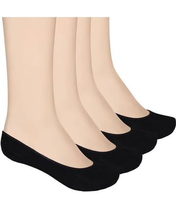Tahiro Black Cotton Socks - Pack of 4