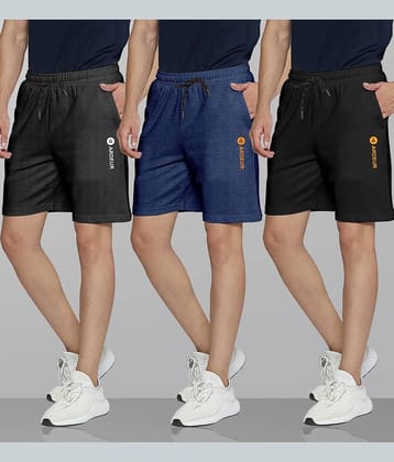 Ardeur Multi Cotton Blend Men's Shorts ( Pack of 3 )