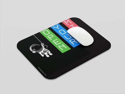 "Open Your Mind:Space Theme" Mousepad Enhance Your Workspace with Style