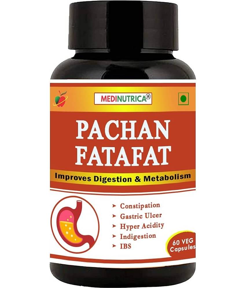 Medinutrica Pachan Fatafat Digestion Capsule 60 No.S Pack of 1