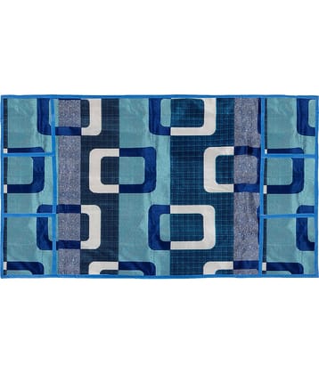 E-Retailer Set of 2 Polyester Blue Fridge Top Cover
