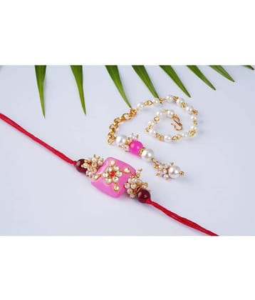 JFL - Jewellery For Less Pink Bracelet ( Pack of 2 )