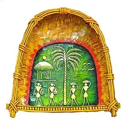 Tribal Lord Jagannath Paper Mache Wall Hangings