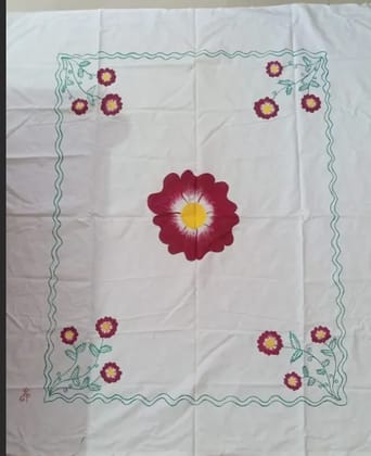 Painted table cover
