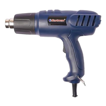 Eastman Heat Gun/Hot Air Gun With Temperature Setting, 2000 Watt Power with Two Airflow Speeds for Shrink Wrapping, Defrost Water Pipes, Color Blue EHG-8610A