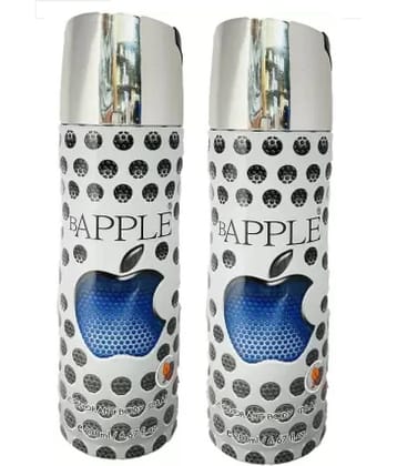 St Louis BAPPLE DEODORANT , 200ML EACH , PACK OF 2 Body Spray - For Men & Women