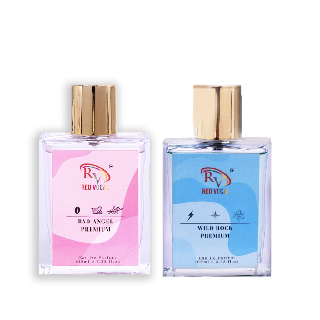 Red Vocal Bad Angel Premium (Women) with Wild Rock Premium (Men) 100ml Perfume Spray Combo – 2 x 100ml