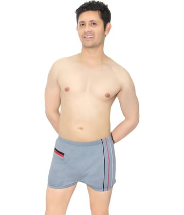 Goodluck Grey Cotton Lycra Swimsuit