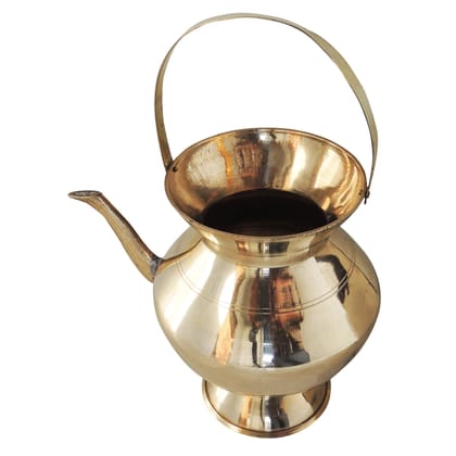 Brass Kamandal Statue – Religious Water Pot Showpiece, Height : 5.6 Inch (ZMAS530 F)