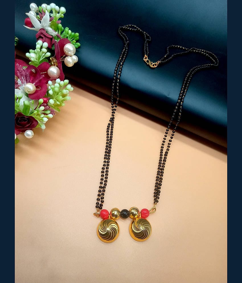 JIPPA Golden Mangalsutra ( Pack of 1 )