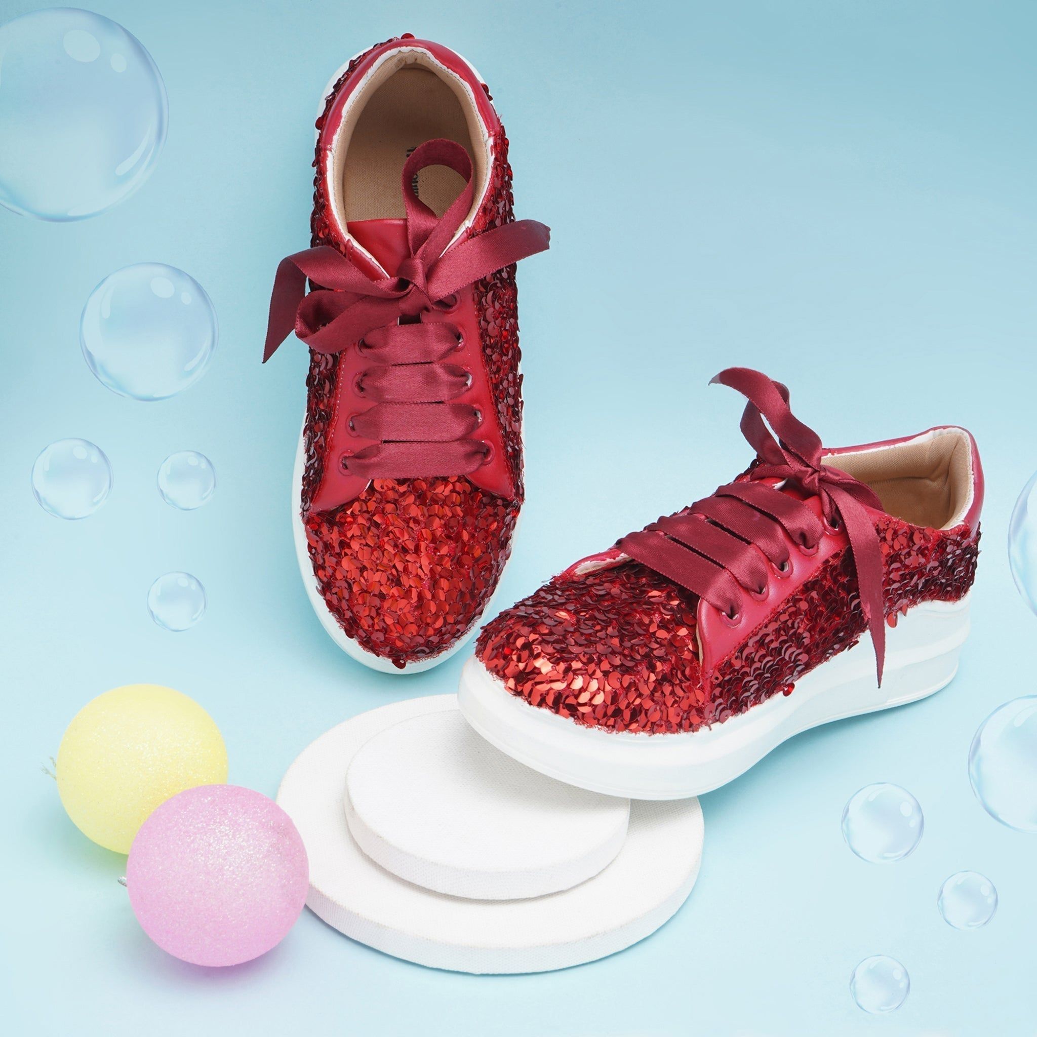Ruby Crush Sequin Sneakers-36